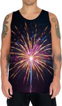 Camiseta Regata Fogos de Artifício Rojões Ano Novo 1