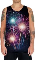 Camiseta Regata Fogos de Artifício Rojões Ano Novo 3