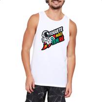 Camiseta Regata Foguete nao tem re Camiseta Regata Foguete nao tem re