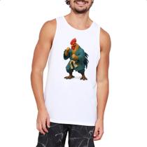 Camiseta Regata Galo Samurai 3D Camiseta Regata Galo Samurai 3D