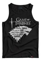 Camiseta Regata Game Of Thrones Stark Camisa Geek Got Nerd Camiseta Regata Game Of Thrones Stark Camisa Geek Got Nerd