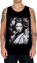 Camiseta Regata Geisha Ninja Nipon Japão Japan Edo 1 Camiseta Regata Geisha Ninja Nipon Japão Japan Edo 1