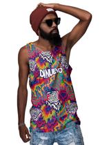 Camiseta Regata Gradiente Psicodelico Collorful Psy