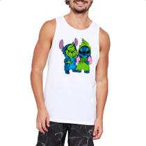 Camiseta Regata Grinch and Stitch