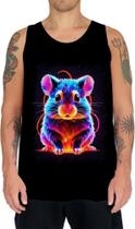 Camiseta Regata Hamster Neon Pet Estimação 1