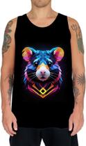 Camiseta Regata Hamster Neon Pet Estimação 10
