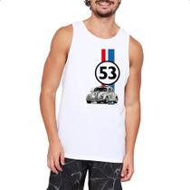 Camiseta Regata Herbie Fusca em corrida Camiseta Regata Herbie Fusca em corrida