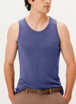 Camiseta Regata Hering 015M Masculina Canelada Algodão T. P/XG