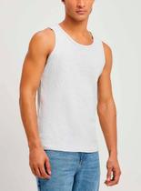 Camiseta Regata Hering 015M Masculina Canelada Algodão T. P/XG