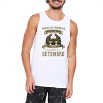 Camiseta Regata Homem Lenda Aguia Setembro