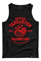 Camiseta Regata House Targaryen Game Of Thrones Camisa Got Camiseta Regata House Targaryen Game Of Thrones Camisa Got