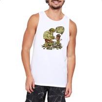 Camiseta Regata Hulk e Chaves mas nao se irrite Camiseta Regata Hulk e Chaves mas nao se irrite