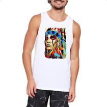 Camiseta Regata India Americana Print Color