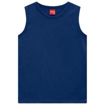 Camiseta Regata Infantil KYLY Menino Básica Blusa Tam 4 a 8