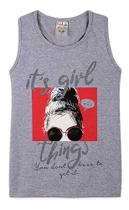 Camiseta Regata Infantil Menina Algodão Atacado Look Fashion Camiseta Regata Infantil Menina Algodão Atacado Look Fashion