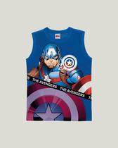 Camiseta Regata Infantil Vingadores Malwee Ref. 083161