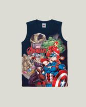 Camiseta Regata Infantil Vingadores Malwee Ref. 083162