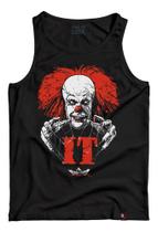 Camiseta Regata It A Coisa Palhaço Camisa Geek Filme Anos 90 Camiseta Regata It A Coisa Palhaço Camisa Geek Filme Anos 90