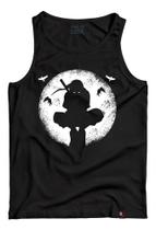 Camiseta Regata Itachi Uchiha Blusa Naruto Anime Clássico