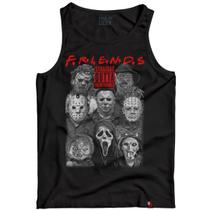 Camiseta Regata Jason Freddy Krueger Chucky Friends Terror Filmes