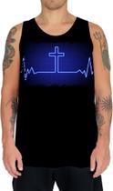 Camiseta Regata Jesus Batimento Cardíaco Coração 4k 1
