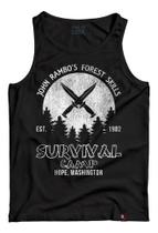 Camiseta Regata John Rambo Camisa Sylvester Stallone Filme