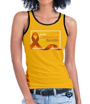 Camiseta regata Junho Laranja FEMININA