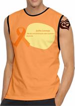 Camiseta Regata Junho Laranja MASCULINA Balão