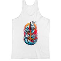Camiseta Regata Ka tana colorful japao artwork Camiseta Regata Ka tana colorful japao artwork