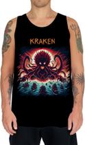 Camiseta Regata Kraken Monstro Marinho Mitologia 1 Camiseta Regata Kraken Monstro Marinho Mitologia 1