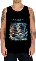 Camiseta Regata Kraken Monstro Marinho Mitologia 2 Camiseta Regata Kraken Monstro Marinho Mitologia 2