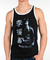 Camiseta Regata Kung Fu Bruce Lee - Preto/Branco - Toriuk