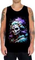 Camiseta Regata La Muerte Mexicana Dama Esqueleto 2