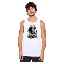 Camiseta Regata Lampiao e Maria Bonita Desenho Grafite Camiseta Regata Lampiao e Maria Bonita Desenho Grafite