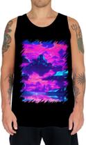 Camiseta Regata Landscape Futuro Vaporwave 7 Camiseta Regata Landscape Futuro Vaporwave 7