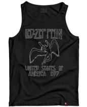 Camiseta Regata Led Zeppelin United States 1977 - King Of Geek