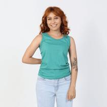 Camiseta Regata Lisa Feminina Básica Algodão Elegante Confortável - JETSHOES