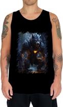 Camiseta Regata Lobisomem Criatura das Trevas Folclore 1 Camiseta Regata Lobisomem Criatura das Trevas Folclore 1