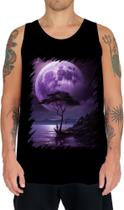 Camiseta Regata Lua Púrpura Luar Roxo Moon Lunar 4 Camiseta Regata Lua Púrpura Luar Roxo Moon Lunar 4