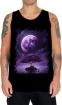 Camiseta Regata Lua Púrpura Luar Roxo Moon Lunar 5 Camiseta Regata Lua Púrpura Luar Roxo Moon Lunar 5