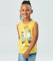 Camiseta regata machão estampada infantil - Rovitex