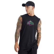 Camiseta Regata Machão Estampada King Fashion Friend Preta Camiseta Regata Machão Estampada King Fashion Friend Preta