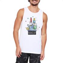 Camiseta Regata Makeup batom Camiseta Regata Makeup batom