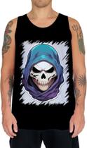 Camiseta Regata Máscara de Caveira Estilosa 5 Camiseta Regata Máscara de Caveira Estilosa 5