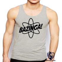 Camiseta Regata Masculina Bazinga Atomo Big Bang Theory Camiseta Regata Masculina Bazinga Atomo Big Bang Theory