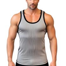 Camiseta Regata Masculina Bicolor Treino