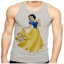 Camiseta Regata Masculina Branca De Neve Princesa Da Maca Camiseta Regata Masculina Branca De Neve Princesa Da Maca