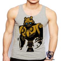 Camiseta Regata Masculina Bumblebee Fusca Transformers Robo