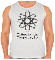 Camiseta Regata Masculina Ciencia Da Computacao Binario