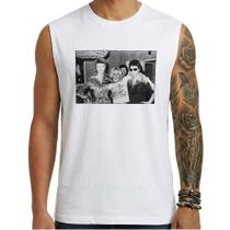 Camiseta regata masculina - David Bowie - Iggy Pop - Lou Reed.